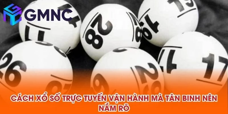 Cách xổ số trực tuyến vận hành mà tân binh nên nắm rõ